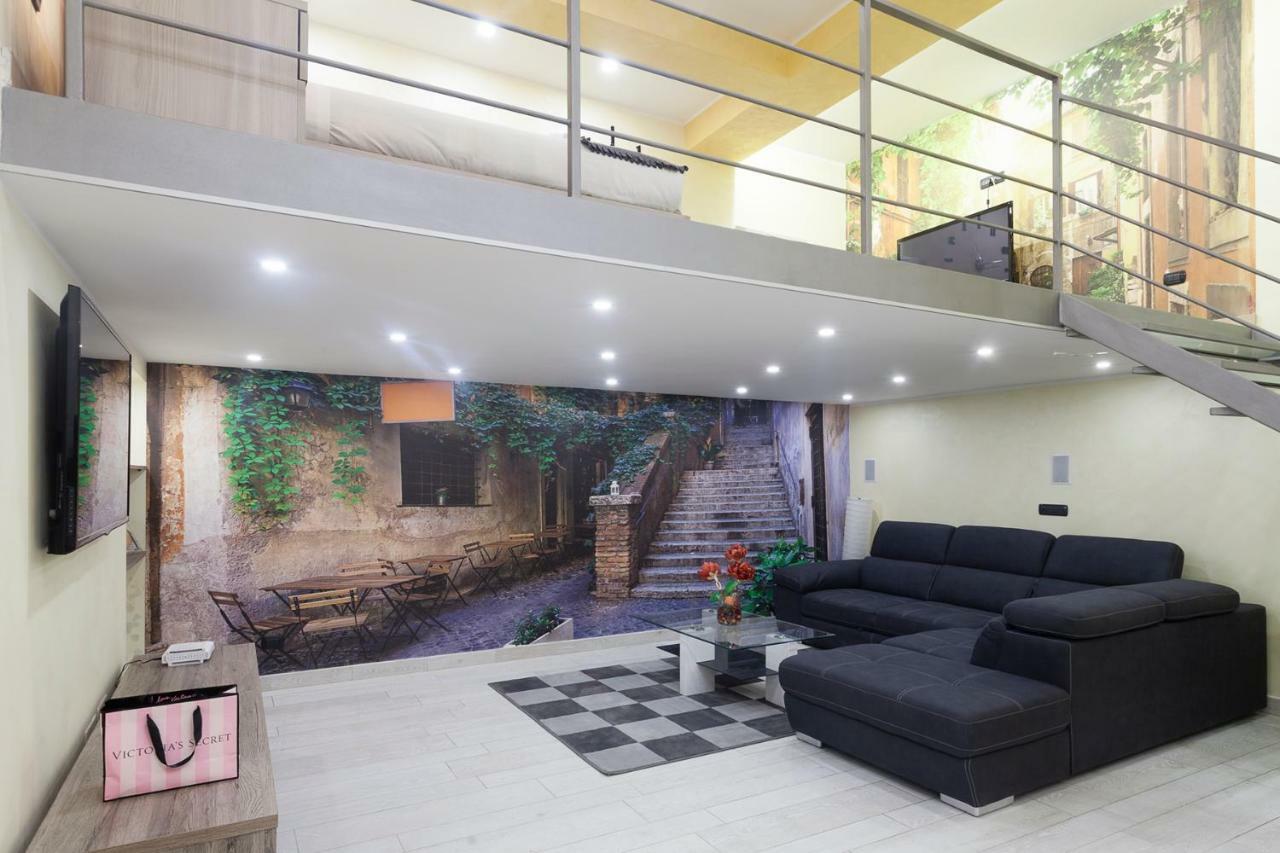 Trastevere Charming Loft Rome Bagian luar foto